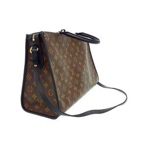 Louis Vuitton Brown Bag Leather Popincourt Monogram
